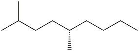 [S,(+)]-2,5-Dimethylnonane Structure