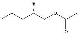 Acetic acid (S)-2-methylpentyl ester Structure