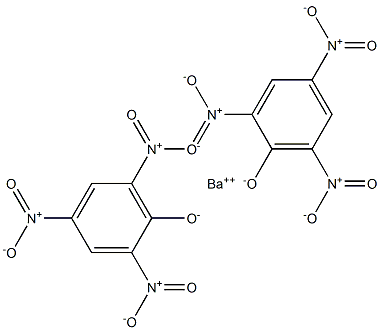 Barium di(2,4,6-trinitrophenolate) Structure