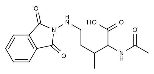 2-(Acetylamino)-5-[(1,3-dioxo-2H-isoindol-2-yl)amino]-3-methylvaleric acid
