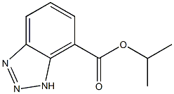 3H-ベンゾトリアゾール-4-カルボン酸イソプロピル 化学構造式