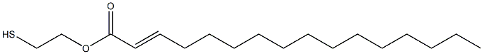 2-Hexadecenoic acid 2-mercaptoethyl ester,,结构式