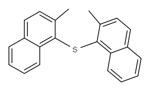 1-ナフチル(メチル)スルフィド 化学構造式