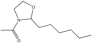 3-Acetyl-2-hexyloxazolidine