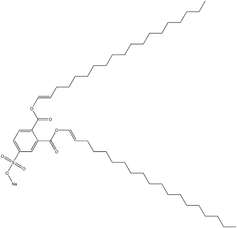 4-(Sodiosulfo)phthalic acid di(1-nonadecenyl) ester
