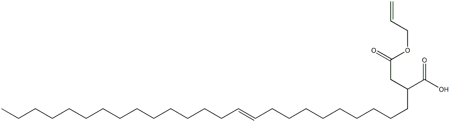 2-(10-Pentacosenyl)succinic acid 1-hydrogen 4-allyl ester Struktur
