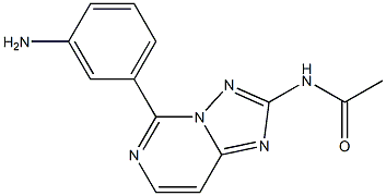 2-Acetylamino-5-[3-aminophenyl][1,2,4]triazolo[1,5-c]pyrimidine