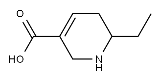 1,2,5,6-Tetrahydro-6-ethylpyridine-3-carboxylic acid Structure