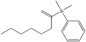 (1-Hexylvinyl)phenyldimethylsilane