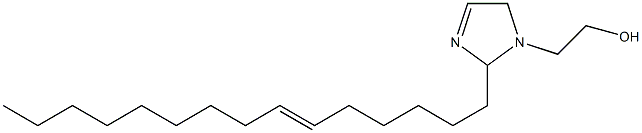 2-(6-Pentadecenyl)-3-imidazoline-1-ethanol Struktur