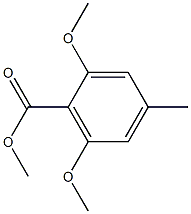 2,6-Dimethoxy-4-methylbenzoic acid methyl ester Structure