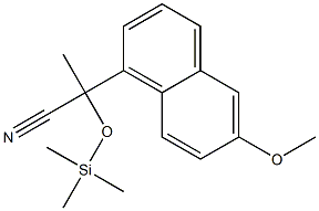 2-(6-Methoxy-1-naphtyl)-2-(trimethylsilyloxy)propionitrile