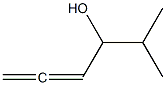 2-メチル-4,5-ヘキサジエン-3-オール 化学構造式