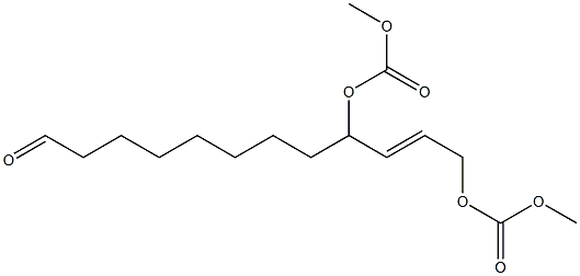 (10E)-9,12-Bis(methoxycarbonyloxy)-10-dodecenal Structure