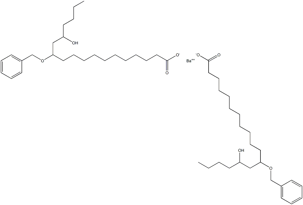 Bis(12-benzyloxy-14-hydroxystearic acid)barium salt