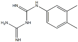 1-(3,4-Xylyl)biguanide Struktur