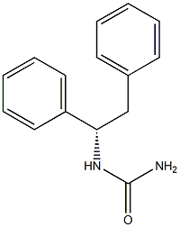 (+)-[(S)-1,2-ジフェニルエチル]尿素 化学構造式