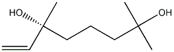 (R)-2,6-Dimethyl-7-octene-2,6-diol 结构式