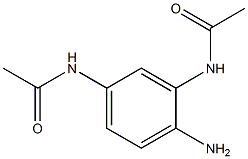 2,4-ビス(アセチルアミノ)アニリン 化学構造式