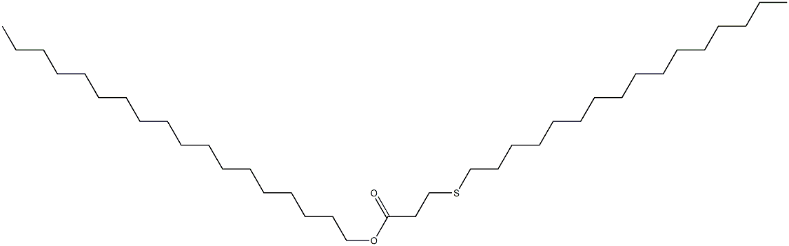 3-(Hexadecylthio)propionic acid octadecyl ester 结构式