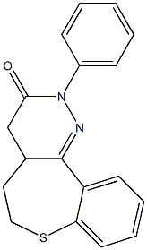 2-Phenyl-4,4a,5,6-tetrahydro[1]benzothiepino[5,4-c]pyridazin-3(2H)-one