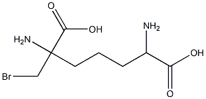 2,6-Diamino-2-bromomethylpimelic acid