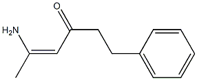 (Z)-5-Amino-1-phenyl-4-hexen-3-one Structure