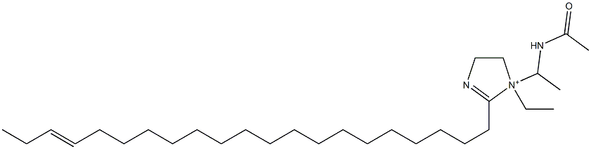 1-[1-(Acetylamino)ethyl]-1-ethyl-2-(18-henicosenyl)-2-imidazoline-1-ium Structure