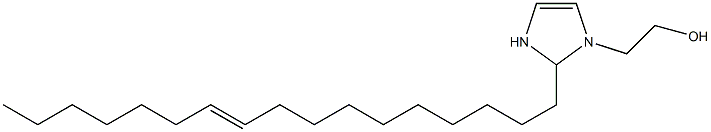 2-(10-Heptadecenyl)-4-imidazoline-1-ethanol Structure