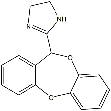 11-(2-Imidazolin-2-yl)-11H-dibenzo[b,e][1,4]dioxepin Struktur