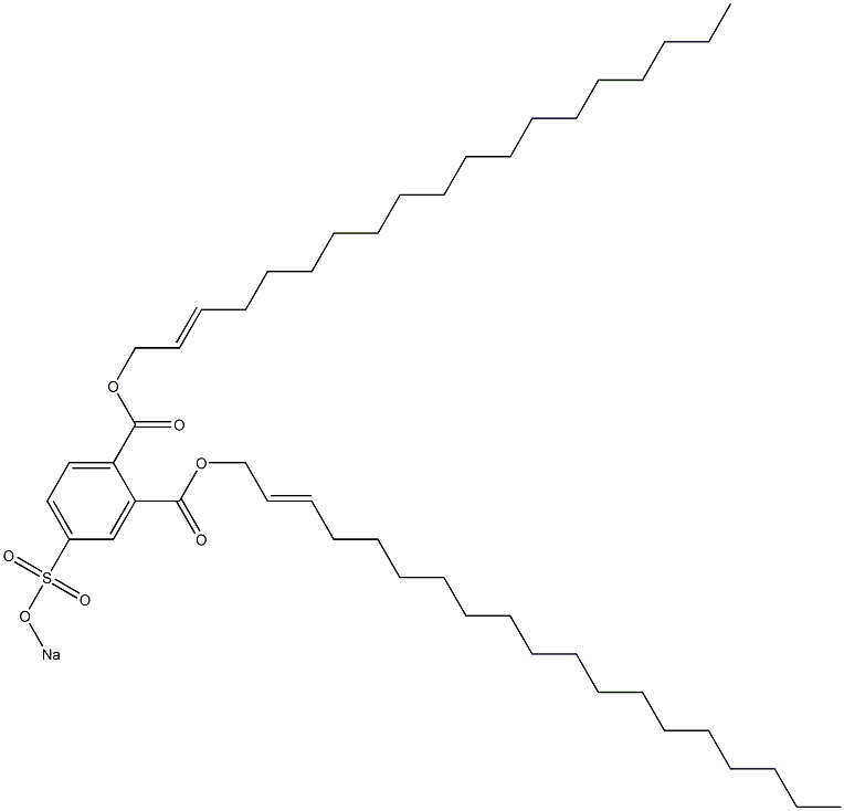 4-(Sodiosulfo)phthalic acid di(2-nonadecenyl) ester