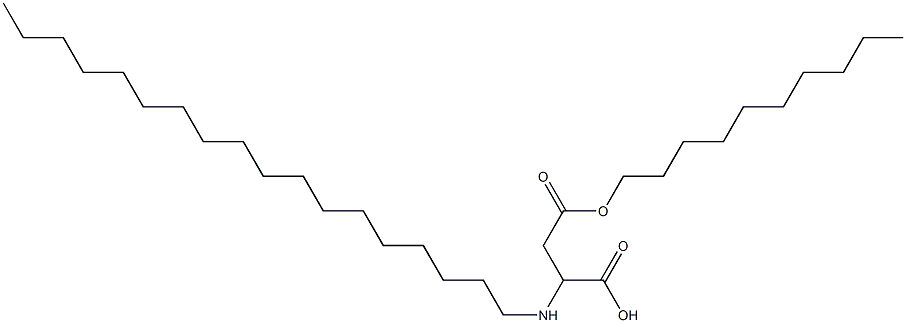 2-Octadecylamino-3-(decyloxycarbonyl)propionic acid
