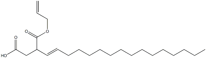 3-(1-Hexadecenyl)succinic acid 1-hydrogen 4-allyl ester Struktur
