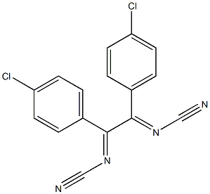 1,2-Bis(cyanoimino)-1,2-bis(4-chlorophenyl)ethane Structure