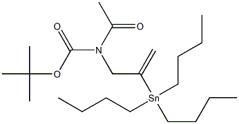  2-Tributylstannyl-N-(tert-butoxycarbonyl)-N-acetyl-2-propen-1-amine