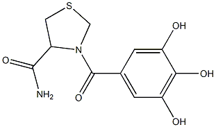 3-Galloylthiazolidine-4-carboxamide Structure