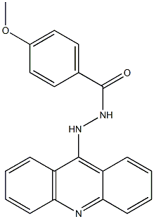 N'-(Acridin-9-yl)-4-methoxybenzhydrazide Struktur