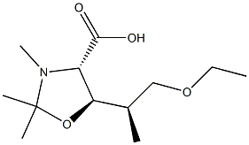 (4S,5R)-2,2,3-Trimethyl-5-[(1R)-2-ethoxy-1-methylethyl]-4-oxazolidinecarboxylic acid