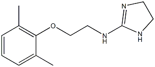 2-[[2-(2,6-Xylyloxy)ethyl]amino]-2-imidazoline Struktur