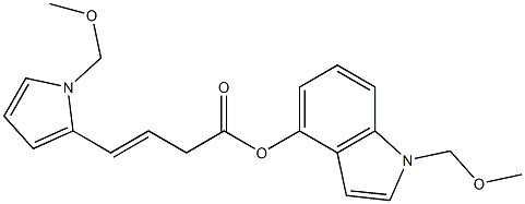 4-[1-(Methoxymethyl)-1H-pyrrol-2-yl]-3-butenoic acid [1-(methoxymethyl)-1H-indol-4-yl] ester