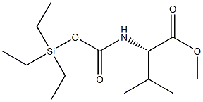 (2S)-2-(Triethylsilyloxycarbonylamino)-3-methylbutyric acid methyl ester