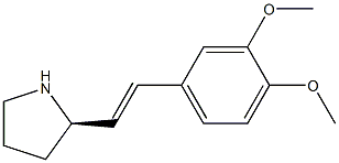 (2R)-2-[(E)-2-(3,4-Dimethoxyphenyl)ethenyl]pyrrolidine