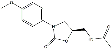 (5R)-5-Acetylaminomethyl-3-[4-methoxyphenyl]oxazolidin-2-one