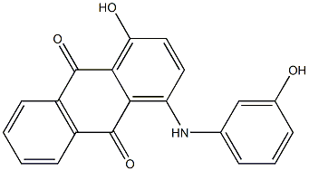 1-Hydroxy-4-(m-hydroxyanilino)anthraquinone