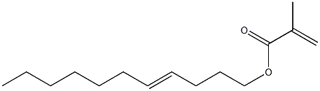 メタクリル酸(4-ウンデセニル) 化学構造式