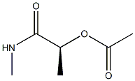 (S)-2-Acetoxy-N-methylpropanamide Struktur