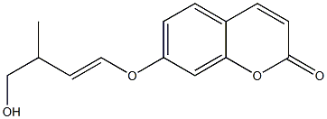 7-[[(E)-4-Hydroxy-3-methyl-1-butenyl]oxy]-2H-1-benzopyran-2-one