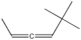 (S)-5,5-Dimethyl-2,3-hexadiene Struktur