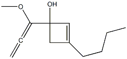 1-(1-Methoxy-1,2-propadienyl)-3-butyl-2-cyclobuten-1-ol