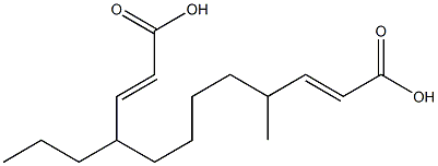 Diacrylic acid 1-methyl-6-propyl-1,6-hexanediyl ester Structure
